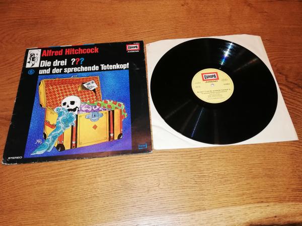 Die Drei Fragezeichen Folge 6 und der sprechende Totenkopf 1979 Europa 115906.2 Deutsche Pressung VG/VG